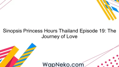Sinopsis Princess Hours Thailand Episode 19: The Journey of Love