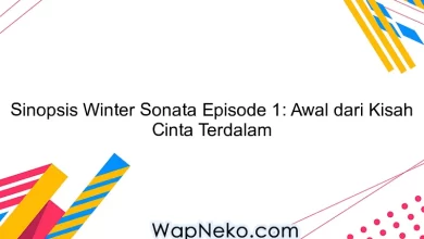 Sinopsis Winter Sonata Episode 1: Awal dari Kisah Cinta Terdalam